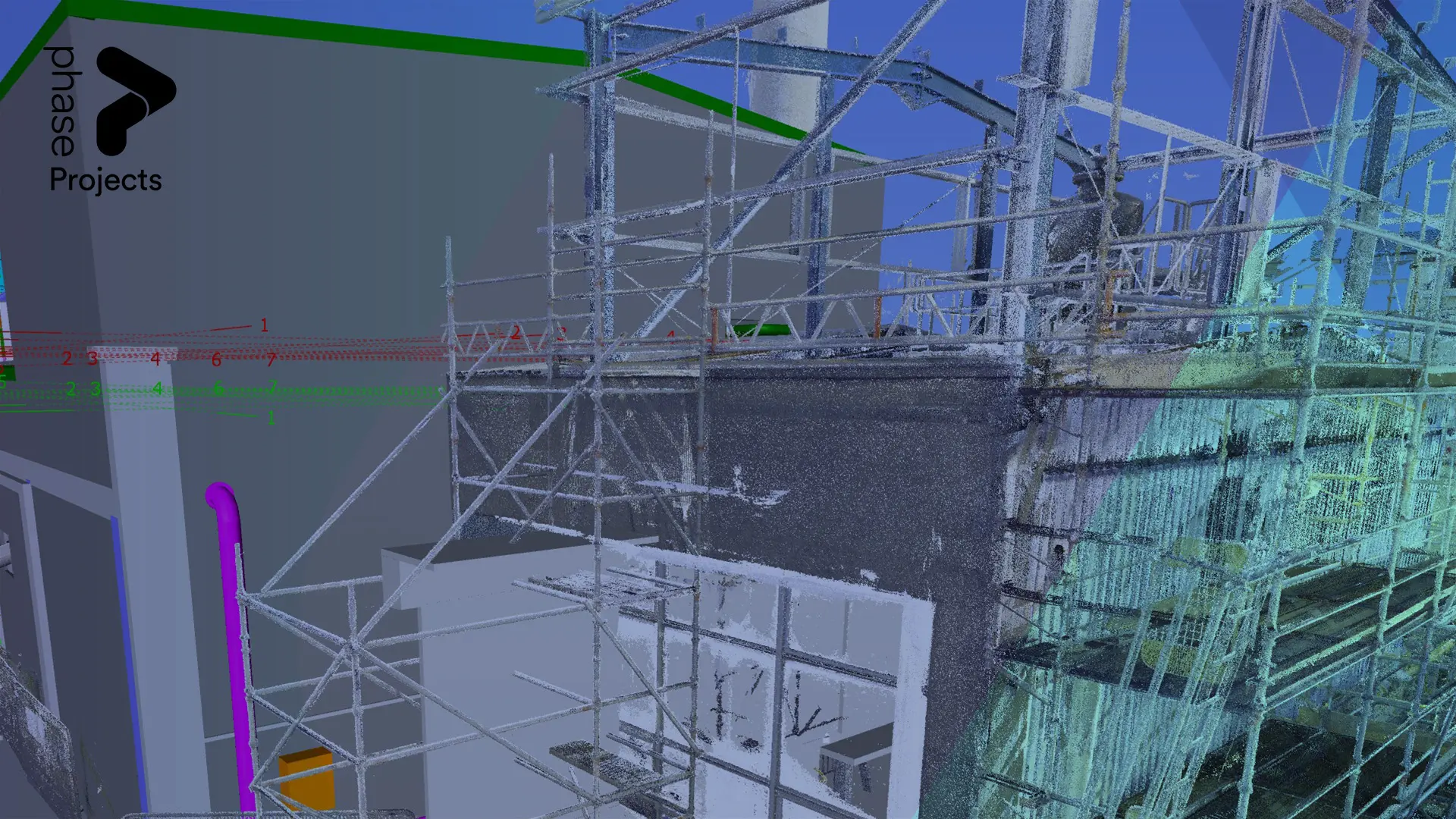 Phase Projects Survey Construction Setting out verification 3d model comparison