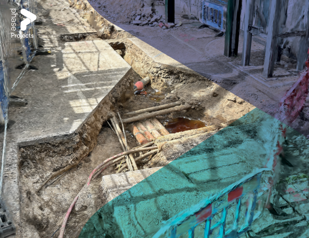GPR survey in progress on a Scottish construction site — Phase Projects ground investigation